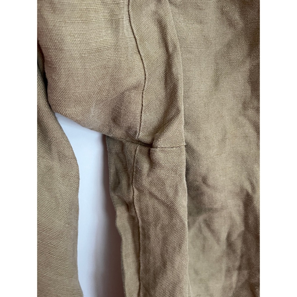 Wilfred Pants Linen Blend Olive Green Lightweight Spring Women Size 2 - Picture 4 of 11